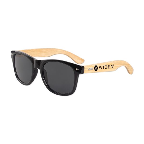 Main Product Image for Black Frame Bamboo Iconic Sunglasses