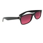 Black Gradient Sunglasses - Red