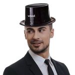 Buy Black Plastic Top Hats