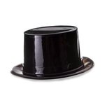 Black Plastic Top Hats -  