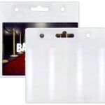 Blank Clear ID/Badge Holder 5Wx5H