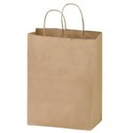 Blank Natural Kraft 2-Bottle Wine Tote - Natural Kraft Brown
