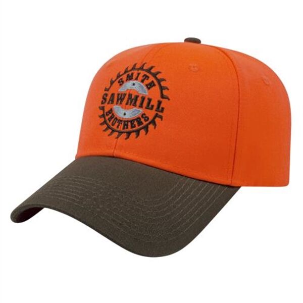 Main Product Image for Embroidered Blaze with Brown Visor Cap