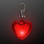Blinking Heart Dog Light and Keychain -  