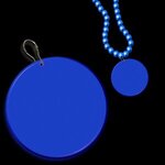 Blue Circle Plastic Medallion Badges