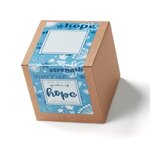 Blue Garden of Hope Seed Planter Kit in Kraft Box - Blue