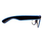 Blue LED EL Sunglasses - Bright Blue