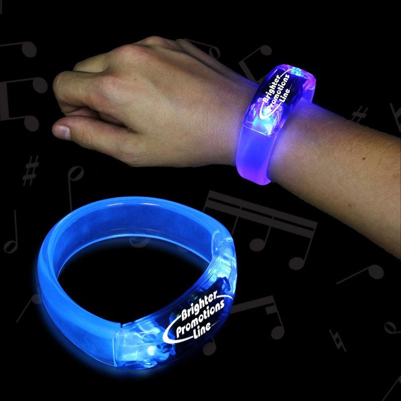 Main Product Image for Blue Soundsation Light Up Glow LED Bangle Bracelet