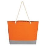 Boca Tote Bag With Rope Handles - Orange
