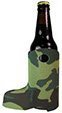 Boot Shaped Bottle Coolie - Green Camo