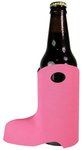 Boot Shaped Bottle Coolie - Neon Pink