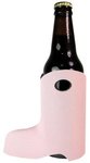 Boot Shaped Bottle Coolie - Pastel Pink