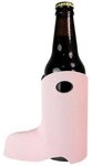 Boot Shaped Bottle Coolie - Pastel Pink