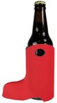 Boot Shaped Bottle Coolie - Red