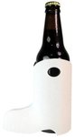 Boot Shaped Bottle Coolie - White