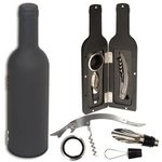 Bordeaux Wine Tool Set - Black