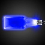 Bottle Light-Up Acrylic Pendant Necklace - Blue