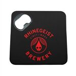 Bottle Opener Tek-Coaster - Black