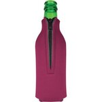 Bottle Zipper Scuba Coolie - Crimson