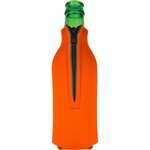 Bottle Zipper Scuba Coolie - Orange