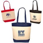 Buy Imprinted Boutique Cotton Panel Tote