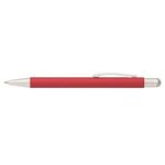 Bowie Softy Satin with Stylus - Full Color Metal Pen - Red