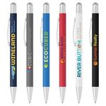 Bowie Softy Satin with Stylus - Full Color Metal Pen -  
