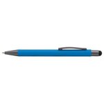 Bowie Softy w/Stylus - ColorJet - Full-Color Metal Pen - Blue