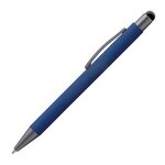 Bowie Softy w/Stylus - ColorJet - Full-Color Metal Pen - Navy Blue