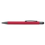 Bowie Softy w/Stylus - ColorJet - Full-Color Metal Pen - Red