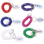 Buy Custom Imprinted Key Chain on Bracelet Coil