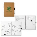 Brainstorm Dry Erase Notebook - Natural