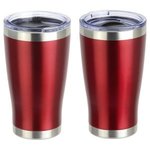 Bristol 17 oz Vacuum Insulated Stainless Steel Tumbler - Metallic Red