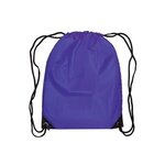 Broadway - Drawstring Backpack - 210D Polyester - Purple