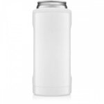 BruMate Hopsulator Slim Can Cooler - White