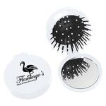 Brush And Mirror Compact -  