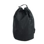 Bucket Bag Drawstring Backpack - Black