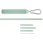 Buildable Wheat Straw Kit In Travel Case - Mint Green