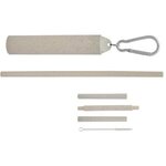 Buildable Wheat Straw Kit In Travel Case - Natural