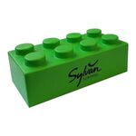 Building Block Stress Ball - Lime Green