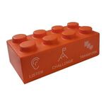 Building Block Stress Ball - Orange