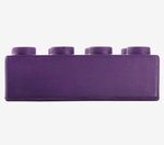 Building Block Stress Ball - Purple