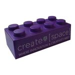Building Block Stress Ball - Purple