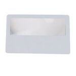 Business Card Magnifier - White