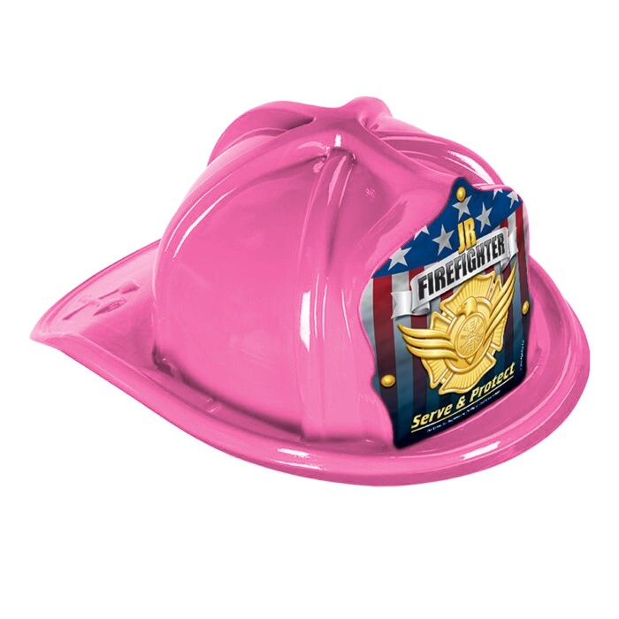 Main Product Image for Custom Imprinted Plastic Pink Hat with Paper Shield
