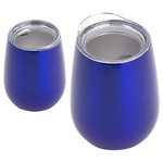Cabernet 10 oz Vacuum Insulated Stainless Steel Wine Goblet - Medium Blue