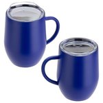 Calibre 12 oz Vacuum Insulated Ceramic Inside-Coated Coffee - Dark Blue
