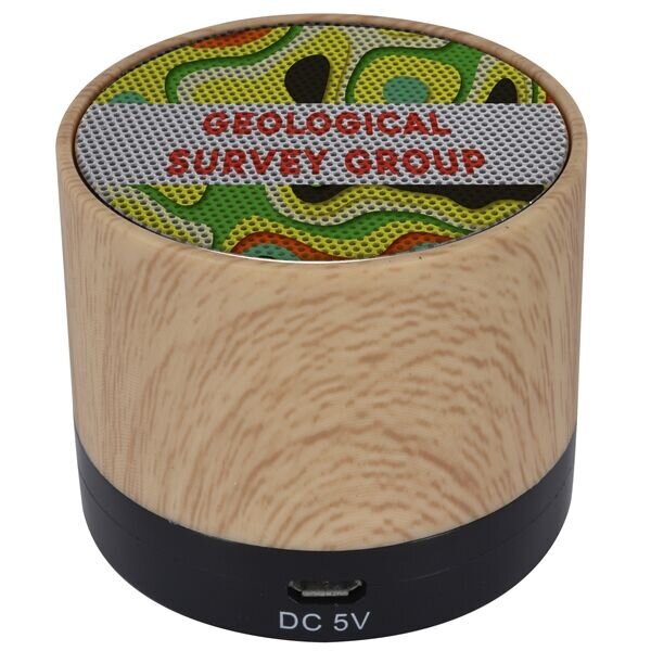 Main Product Image for CALLEGRO WOOD GRAIN WIRELESS SPEAKER - Full Color