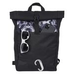 Camo Roll-Top Backpack -  