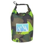 Camo Waterproof Dry Bag - Lime